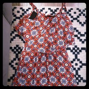 Xhilaration Red Flounce Sundress: Small